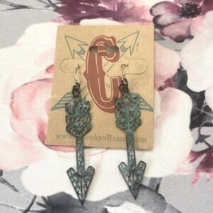 Cheekys Arrow Dangle Earrings